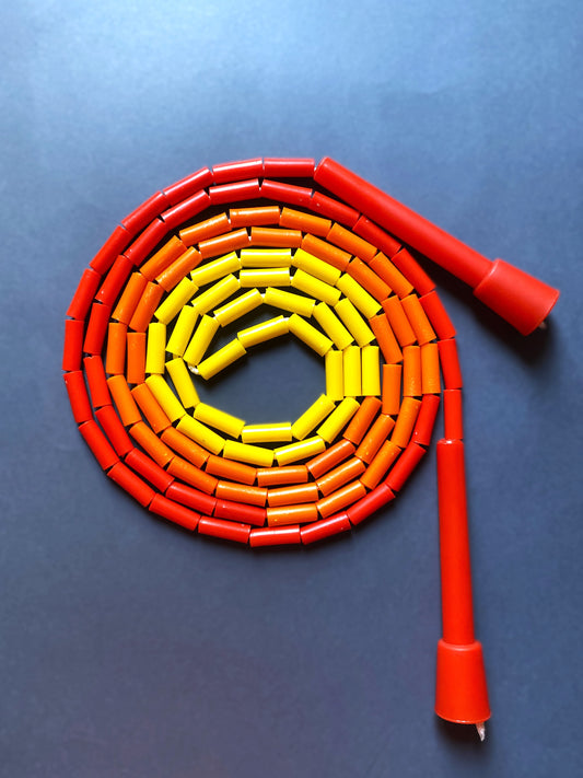 Beaded Jump Rope - Fireball